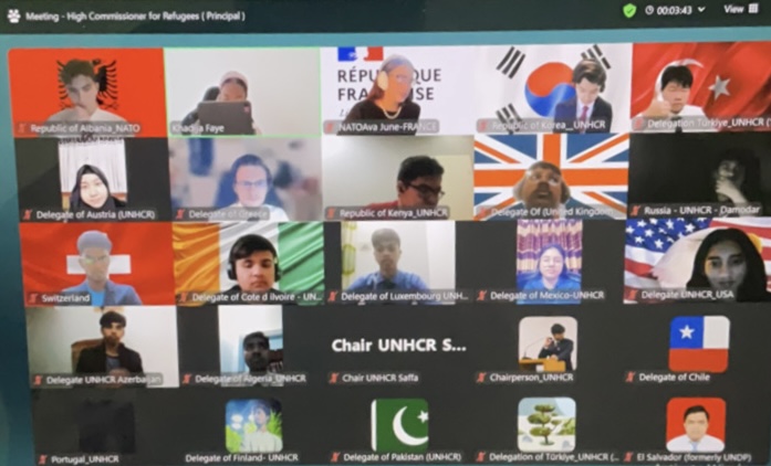 Delegates representing their countries during Edition One